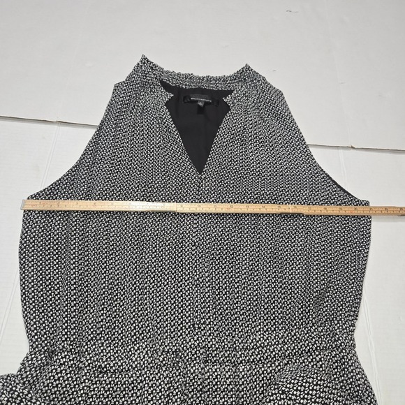 White House Black Market Dress Women Large Geometric Sleeveless L Classic Office - Picture 9 of 12